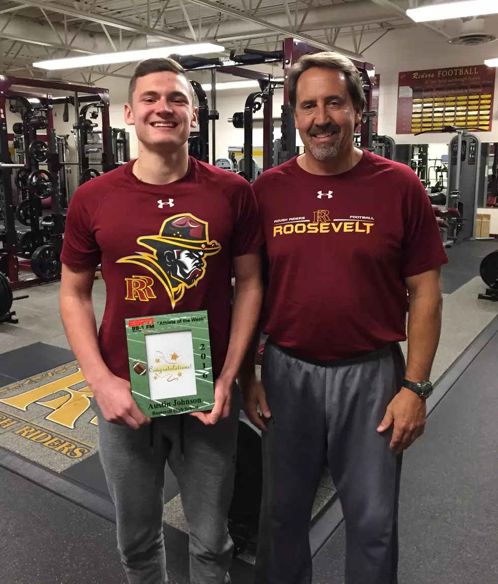 Athlete of the Week: Austin Johnson, Roosevelt High School
